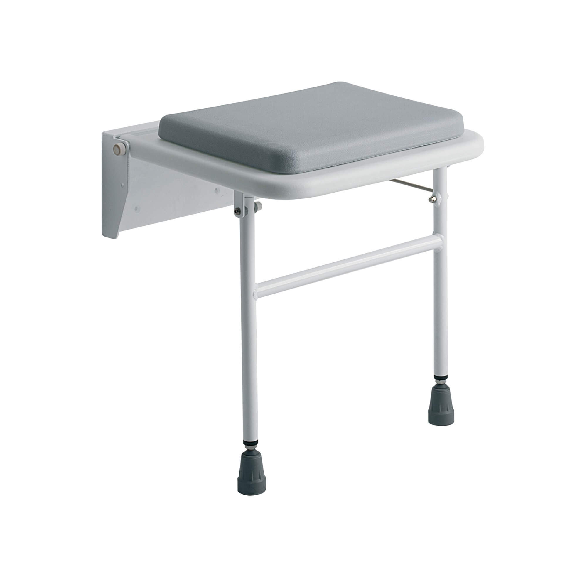 Wall mounted shower stool