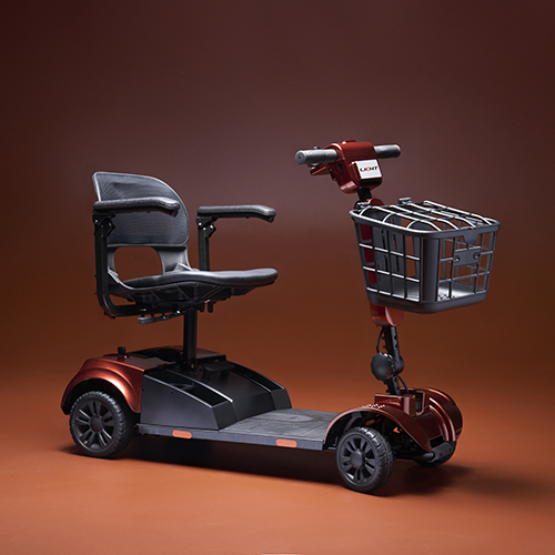 Licht E-TOURa Sunburst Orange mobility scooter Licht E-TOURa Sunburst Orange mobility scooter