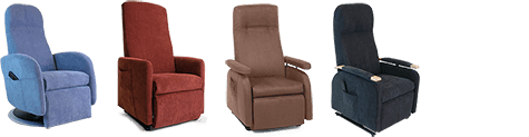 The Doge collection of riser recliner chairs