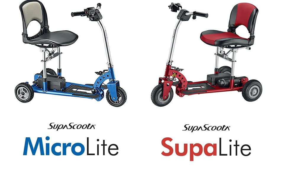 Introducing the SupaScoota MicroLite and SupaLite lightweight mobility scooters